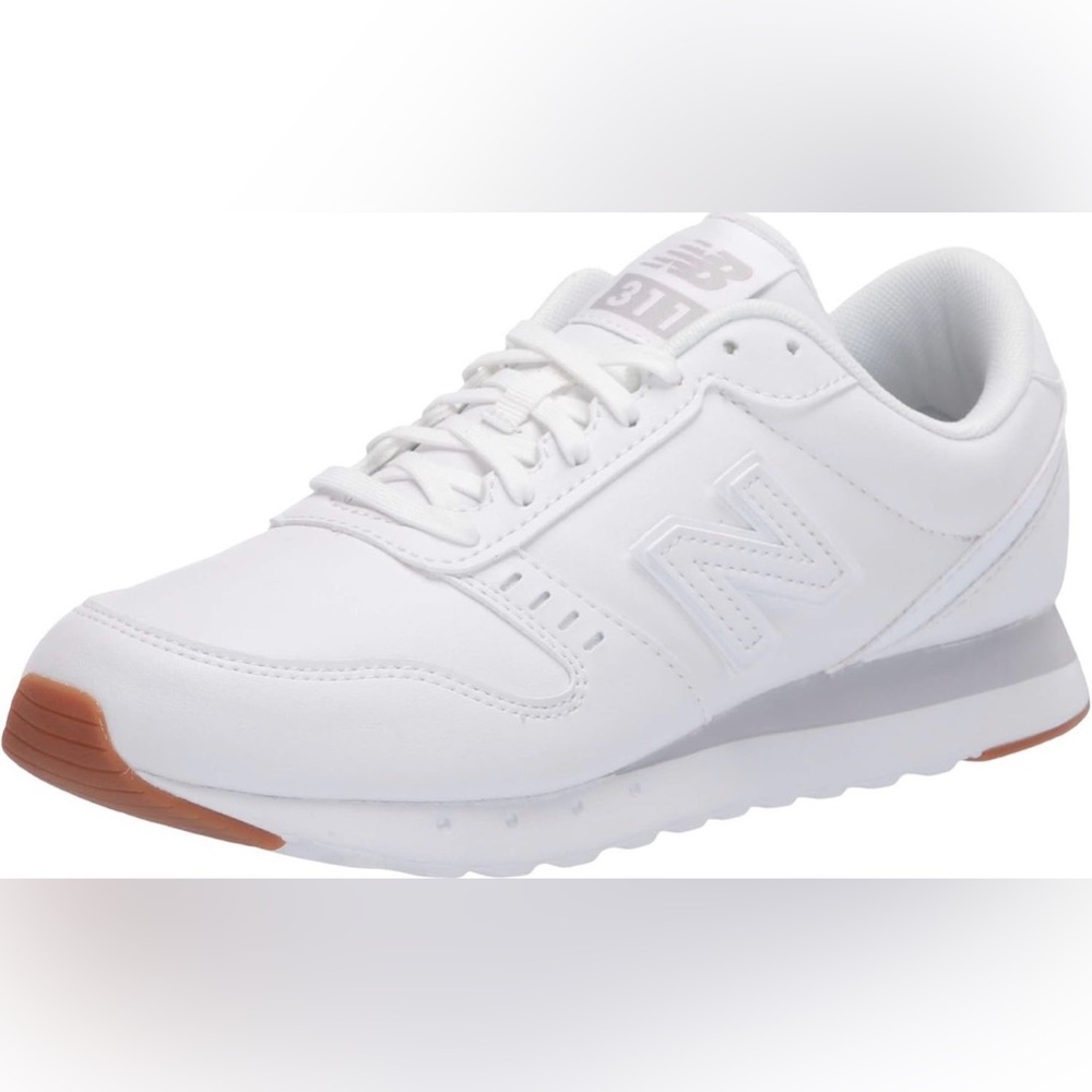 New Balance White and Gray Athletic Shoes